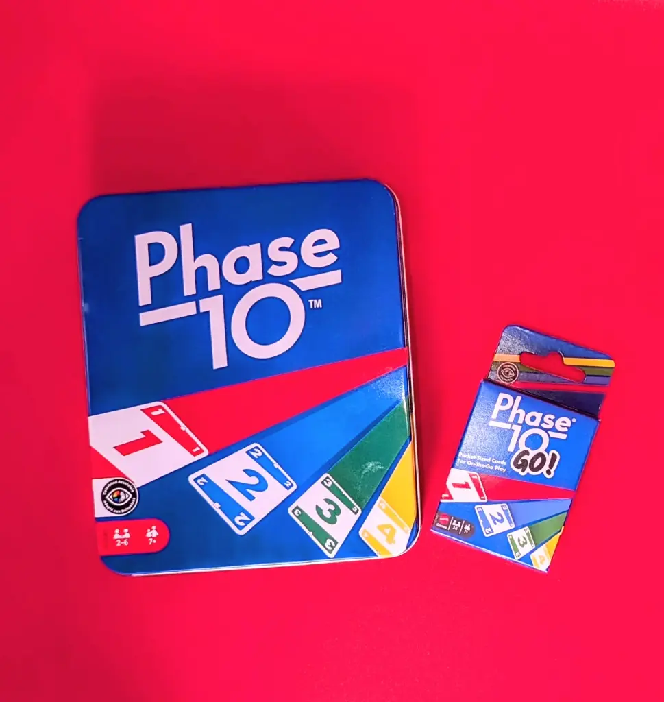 Compare size to the Phase 10 Tin